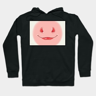 Pink Pony Face Hoodie